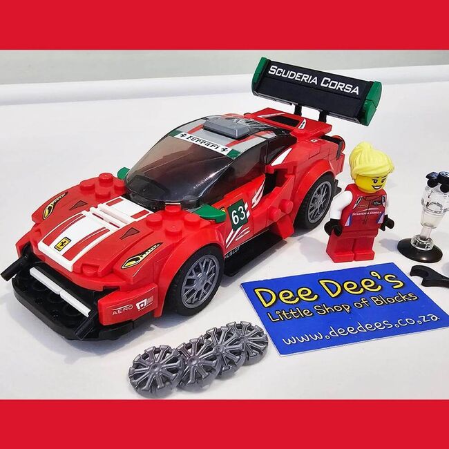 Ferrari 488 GT3 Scuderia Corsa, Lego 75886, Dee Dee's - Little Shop of Blocks (Dee Dee's - Little Shop of Blocks), Speed Champions, Johannesburg, Image 2