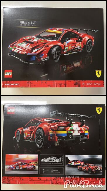 Ferrari 488 GTE AF CORSE #51, Lego 42125, Yvonne Furniss, Technic, Brisbane, Image 3