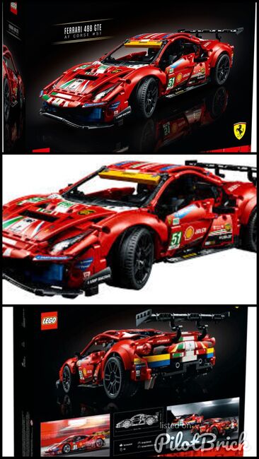 Ferrari 488 GTE, Lego 42125, Dream Bricks, Technic, Worcester, Image 4