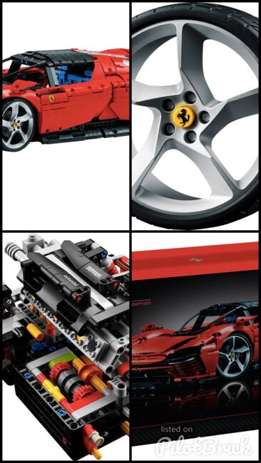 Ferrari Daytona SP3, Lego, Dream Bricks (Dream Bricks), Technic, Worcester, Image 7
