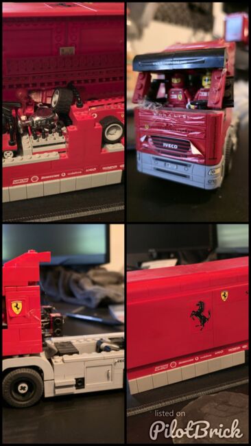 Ferrari F1 Team Transporter (Set 8654, 2005), Lego 8654, Marco, Racers, Netstal, Image 5