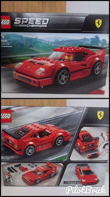 Ferrari F40 Competizione, Lego 75890, Dominique, Speed Champions, Höchst, Abbildung 3