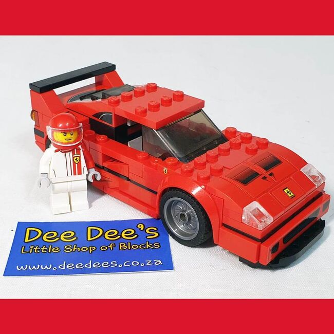 Ferrari F40 Competizione, Lego, Dee Dee's - Little Shop of Blocks (Dee Dee's - Little Shop of Blocks), Speed Champions, Johannesburg, Abbildung 2