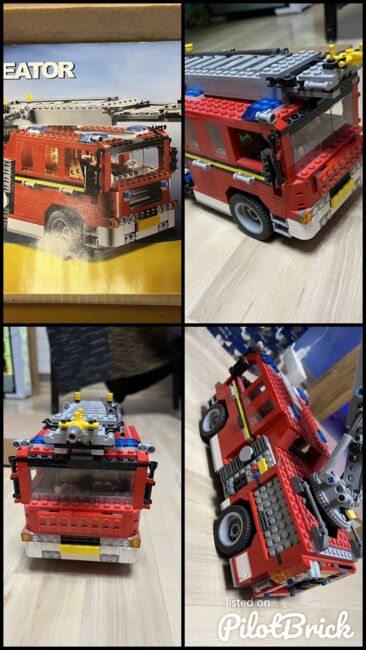 Feuerwehrauto, Lego 6752, Selim, Creator, Baar, Abbildung 5