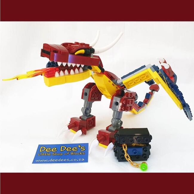 Fire Dragon, Lego 31102, Dee Dee's - Little Shop of Blocks (Dee Dee's - Little Shop of Blocks), Creator, Johannesburg, Abbildung 3