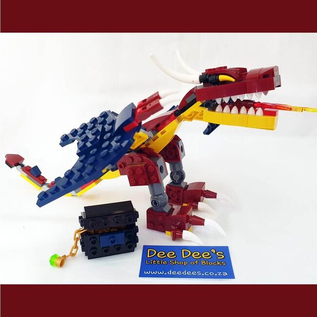 Fire Dragon, Lego 31102, Dee Dee's - Little Shop of Blocks (Dee Dee's - Little Shop of Blocks), Creator, Johannesburg