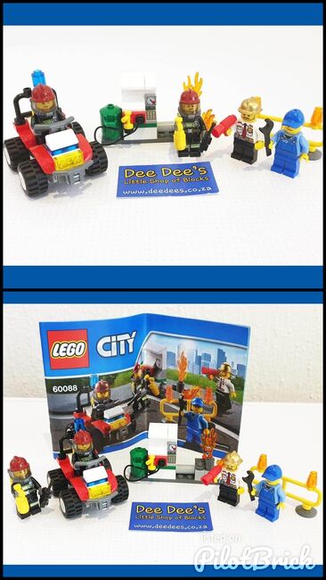 Fire Starter Set, Lego 60088, Dee Dee's - Little Shop of Blocks (Dee Dee's - Little Shop of Blocks), City, Johannesburg, Abbildung 3