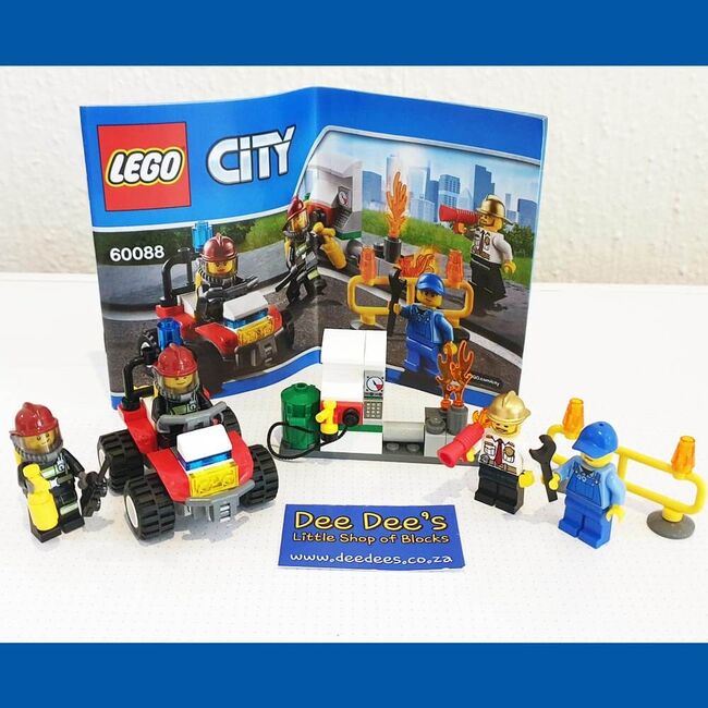 Fire Starter Set, Lego 60088, Dee Dee's - Little Shop of Blocks (Dee Dee's - Little Shop of Blocks), City, Johannesburg, Abbildung 2