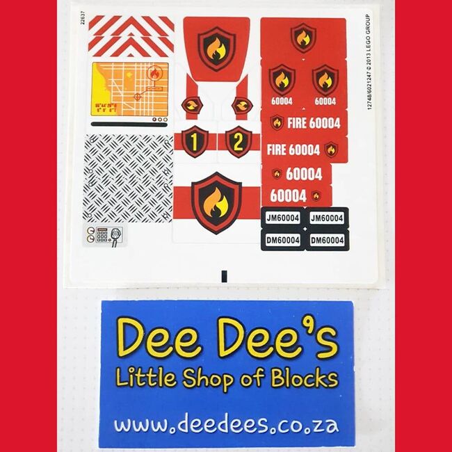 Fire Station, Lego 60004, Dee Dee's - Little Shop of Blocks (Dee Dee's - Little Shop of Blocks), City, Johannesburg, Abbildung 3