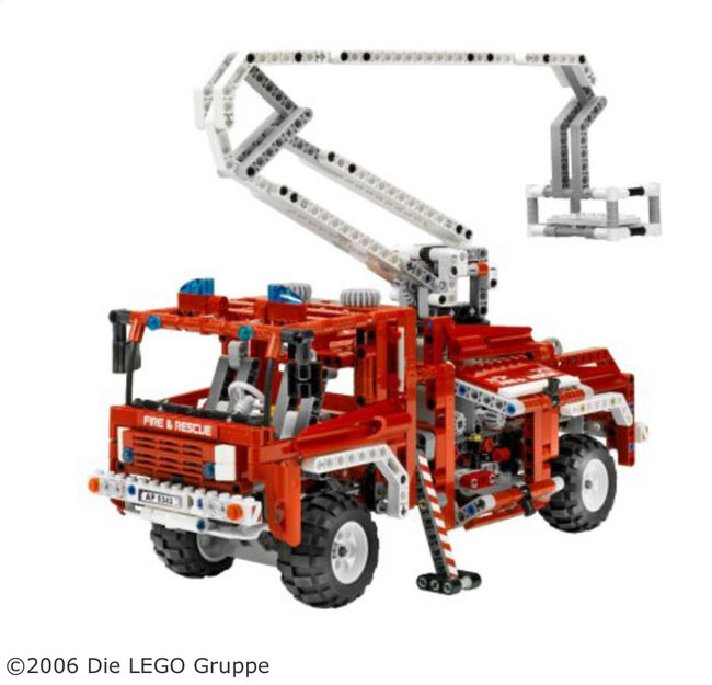 Fire Truck Lego Technic, Lego 8289, Astrid, Technic, Sölk, Abbildung 3