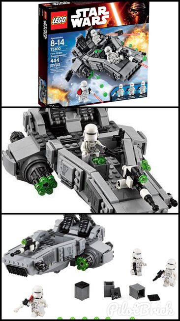 First Order Snowspeeder, Lego, Dream Bricks (Dream Bricks), Star Wars, Worcester, Image 4