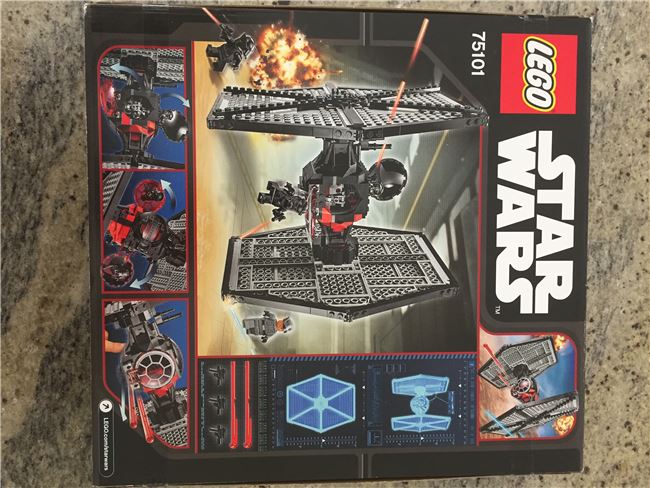 First order special forces tie fighter, Lego 75101, Phillip, Star Wars, Cape Town, Image 2