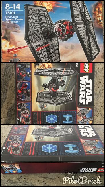 First order special forces tie fighter, Lego 75101, Phillip, Star Wars, Cape Town, Image 4
