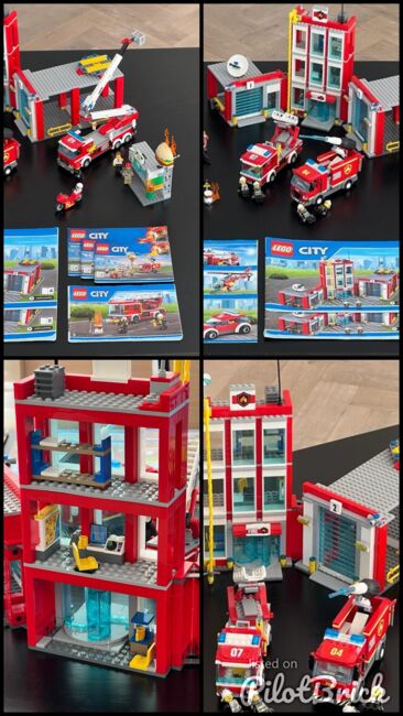 Four sets: Lego City Fire Station + truck + truck + rescue set, Lego 60110 + 60111 + 60214 + 60107, Adam Alexander, City, Cape Town, Abbildung 20