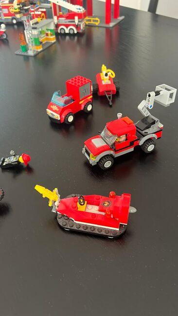Four sets: Lego City Fire Station + truck + truck + rescue set, Lego 60110 + 60111 + 60214 + 60107, Adam Alexander, City, Cape Town, Image 12