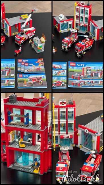 Four sets: Lego City Fire Station + truck + truck + rescue set, Lego 60110 + 60111 + 60214 + 60107, Adam Alexander, City, Cape Town, Image 20
