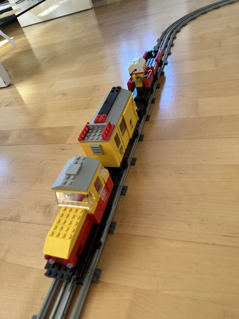 Güterzug V12 mit Schienennetz und Bahnübergang, Lego 7735, Elias, Train, Sankt Ulrich bei Steyr, Image 4