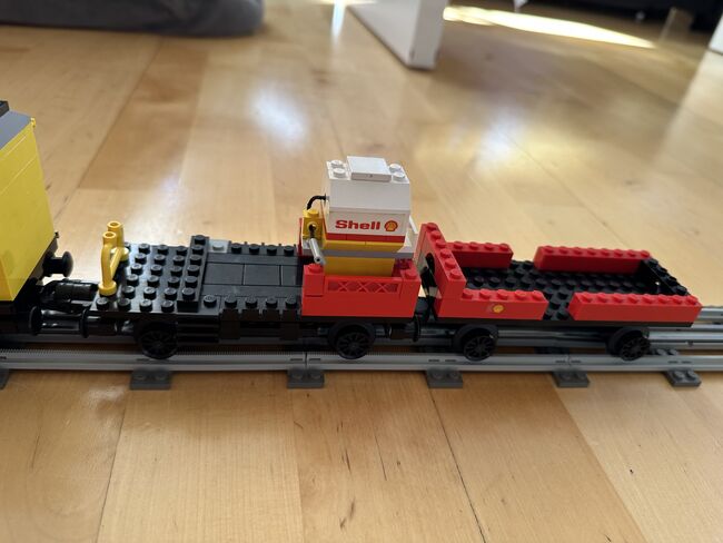 Güterzug V12 mit Schienennetz und Bahnübergang, Lego 7735, Elias, Train, Sankt Ulrich bei Steyr, Image 2