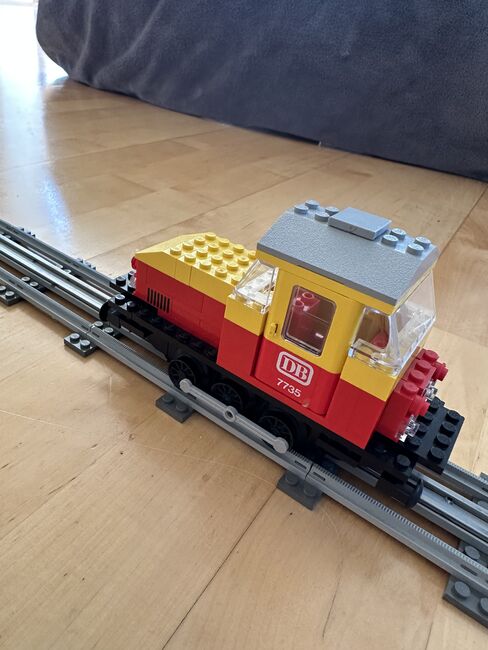 Güterzug V12 mit Schienennetz und Bahnübergang, Lego 7735, Elias, Train, Sankt Ulrich bei Steyr, Image 8