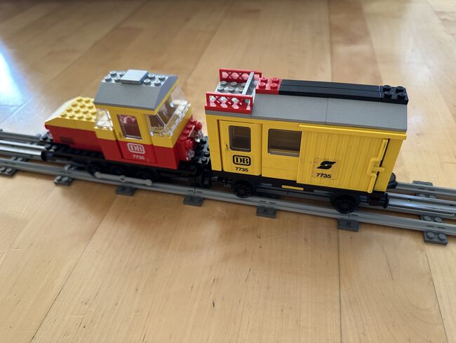 Güterzug V12 mit Schienennetz und Bahnübergang, Lego 7735, Elias, Train, Sankt Ulrich bei Steyr, Image 6