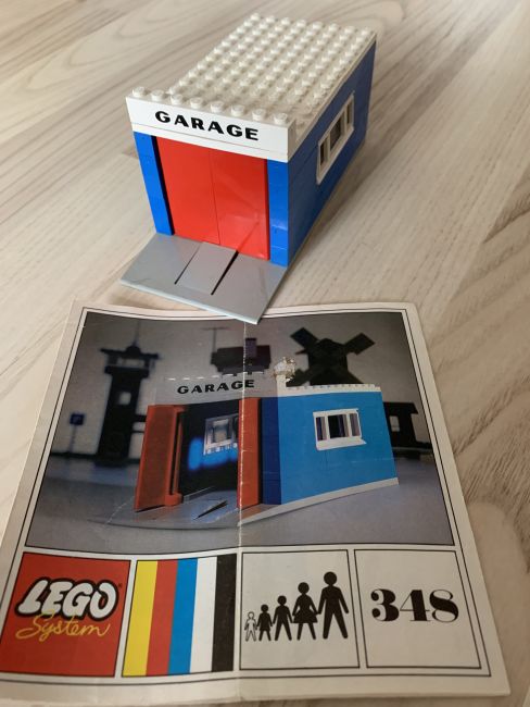 Garage aus den 70ern. Komplett mit Bauanleitung, Lego 348, Sascha Kuhl, City, Brühl