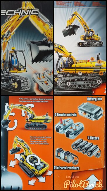 Gelber Kran, Lego 8043, Eveline, Technic, Zwingen, Abbildung 5