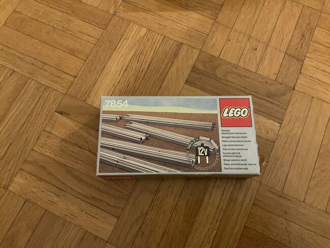 Gerade elektrische Schienen, Lego 7854, Tobias, Train, Zürich