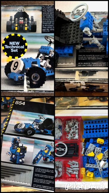 Go-Kart Technic set, Lego 854, Gary Collins, Technic, Uckfield, Abbildung 5