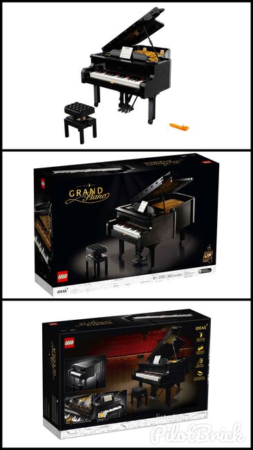 Grand Piano, Lego, Dream Bricks (Dream Bricks), Ideas/CUUSOO, Worcester, Abbildung 4