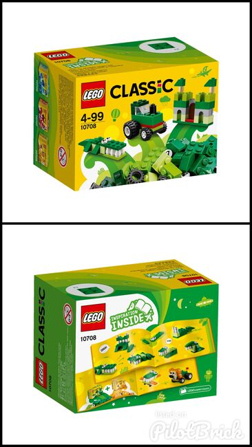 Green Creativity Box, LEGO 10708, spiele-truhe (spiele-truhe), Classic, Hamburg, Abbildung 3