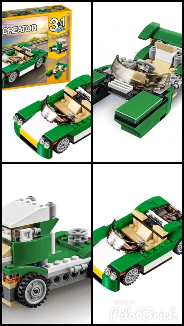Green Cruiser, LEGO 31056, spiele-truhe (spiele-truhe), Creator, Hamburg, Abbildung 8