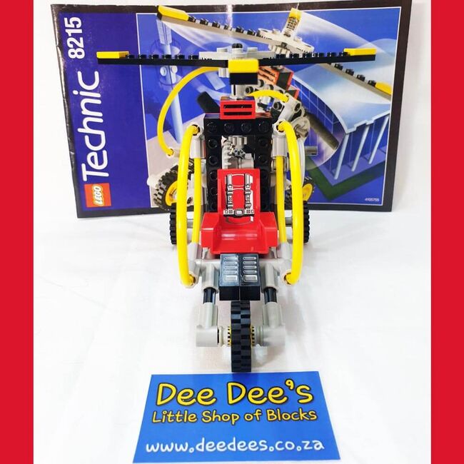 Gyro Copter, Lego 8215, Dee Dee's - Little Shop of Blocks (Dee Dee's - Little Shop of Blocks), Technic, Johannesburg