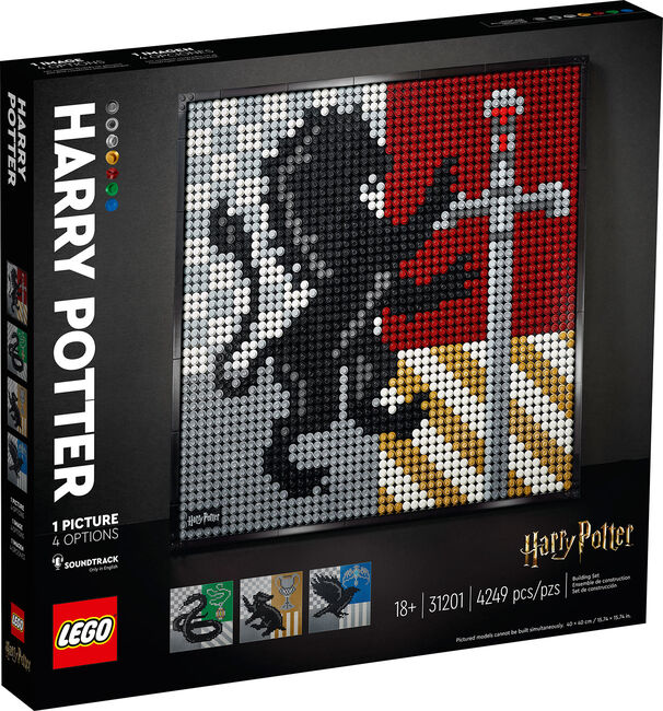 Harry Potter Hogwarts Crests Art, Lego 31201, Dream Bricks, Harry Potter, Worcester, Image 5