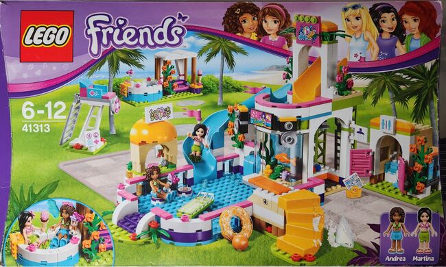 Heartlake Summer Pool, Lego 41313, Lyndsay Edwards, Friends, Kent