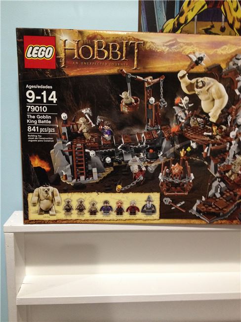 lego the hobbit goblin king battle