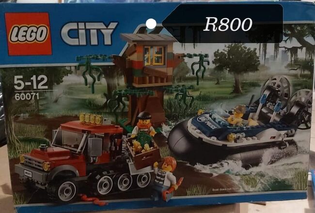 Hovercraft Arrest / Police Chase, Lego 60071, Esme Strydom, City, Durbanville