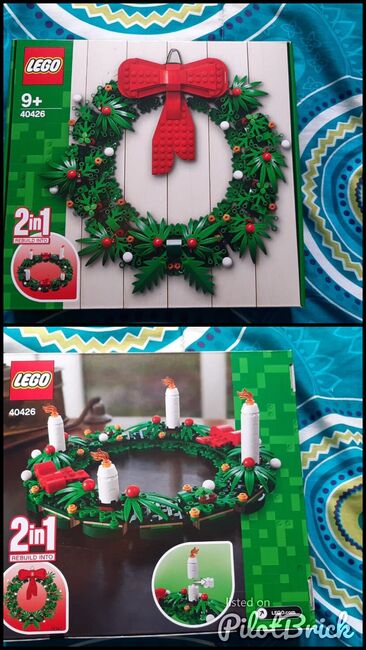 Iconic Christmas Wreath 2-in-1, Lego 40426, Luke, Classic, Roodepoort, Abbildung 3