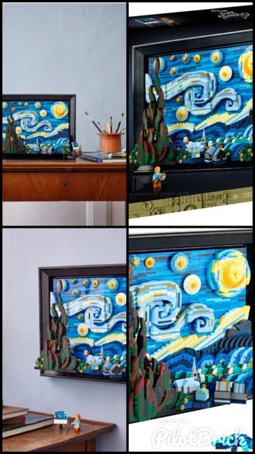 Ideas Vincent van Gogh - The Starry Night, Lego  21333 , Roy, Ideas/CUUSOO, Sydney, Image 6