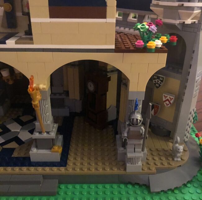 illuminated Disney castle, Disney Train and stations and Rapunzals Tower, Lego 71040, 71044 , Ana Lynch, Disney, Sydney, Image 6