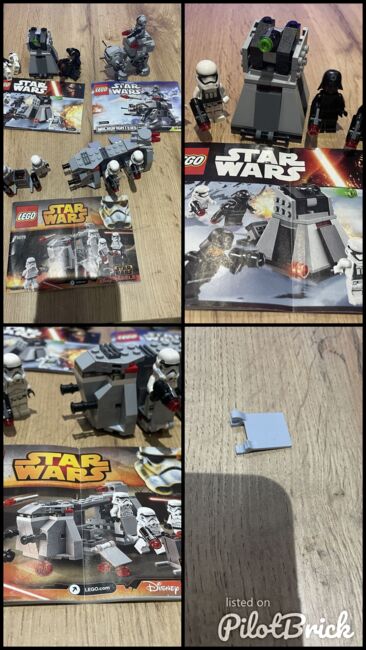 Imperial troop transport, first order battle pack & AT-AT, Lego 75075, 75132, 75078, Karen H, Star Wars, Maidstone, Image 7