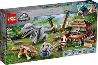 Indominus Rex vs Ankylosaurus, Lego, Dream Bricks (Dream Bricks), Jurassic World, Worcester