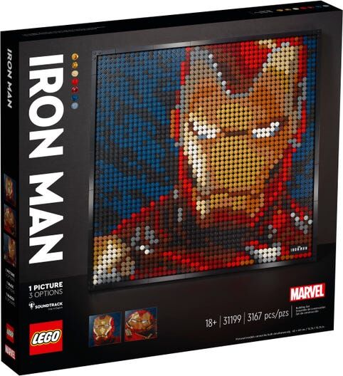 Iron Man Art, Lego, Dream Bricks (Dream Bricks), Marvel Super Heroes, Worcester