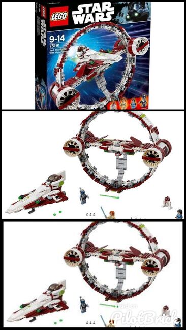 Jedi Starfighter with HyperspaceRing - Set 75191, Lego 76191, Daniel Clarke, Star Wars, Nuneaton, Image 4