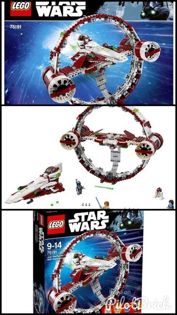 Jedi Starfighter with HyperspaceRing - Set 75191, Lego 76191, Daniel Clarke, Star Wars, Nuneaton, Image 3