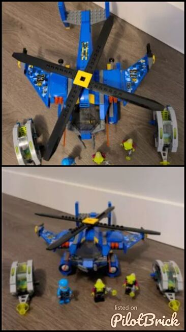 Jet-Copter Encounter, Lego 7067, Karla, Space, Stonewall, Image 3