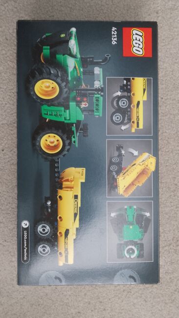 John Deere 9620R 4WD Tractor & Trailer, Lego 42136, Sp, Technic, Image 3