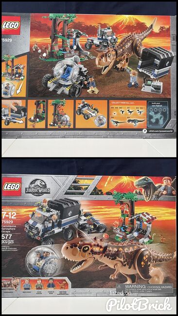 Jurassic World Carnotarus Gyrosphere Escape, Lego 75929, Vivian, Jurassic World, Image 3