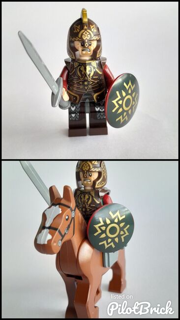 King Theoden (with horse), Lego 9474-1, Sebastian Bradilovic, Lord of the Rings, ATTWOOD, Image 3