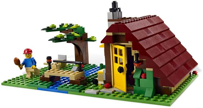 L👀K at 5766 Log Cabin, Lego 5766, Ted Logan, City, Aberglasslyn, Abbildung 2