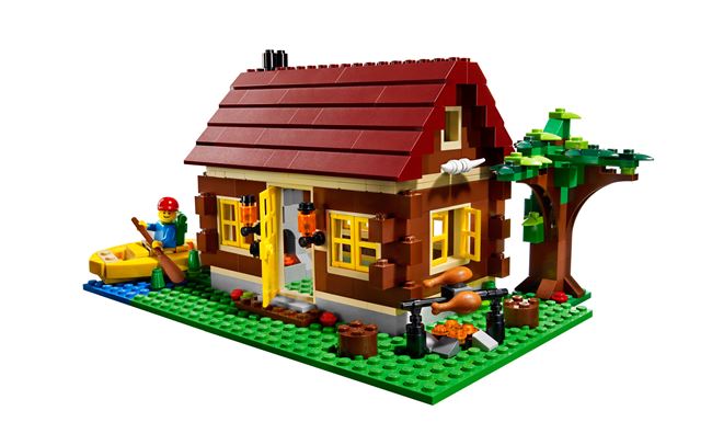 L👀K at 5766 Log Cabin, Lego 5766, Ted Logan, City, Aberglasslyn, Abbildung 5